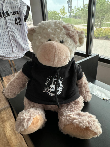 Cow Cuddle Buddy with Hoodie