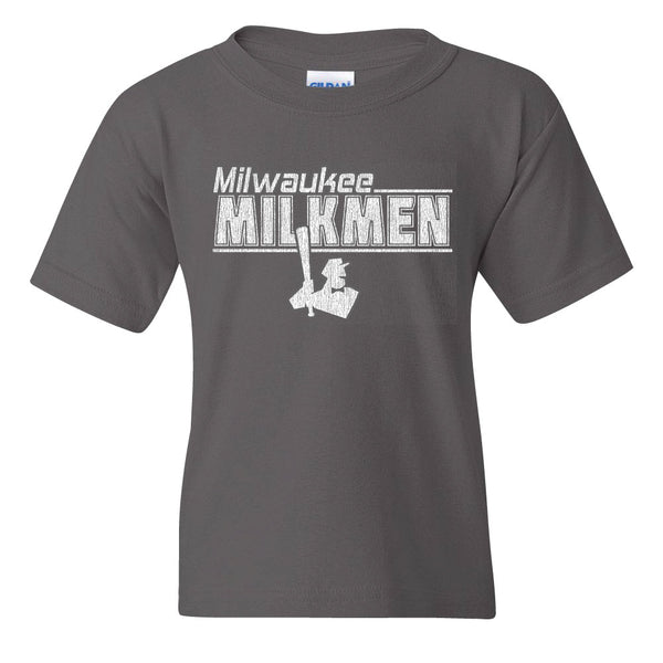 Youth Charcoal Booking Tee