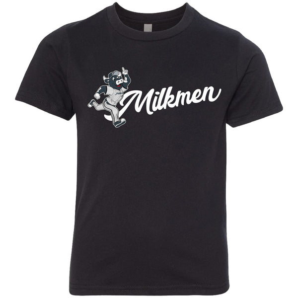 Youth Black Bovine Combo Tee