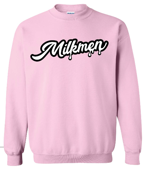2025 Pink Drip Crewneck