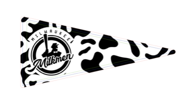 2025 Cow Print Pennant