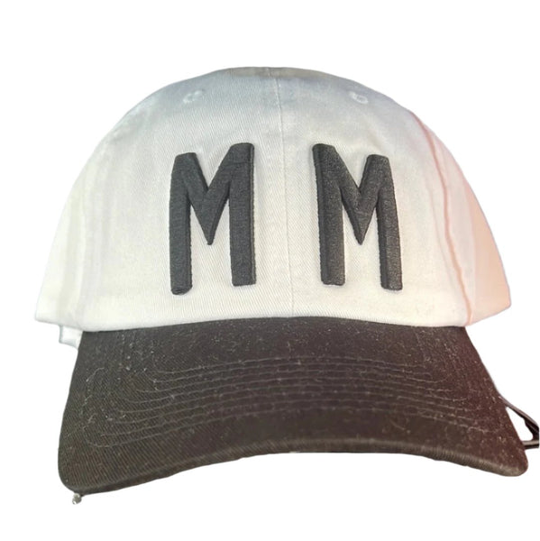 White MM Hat