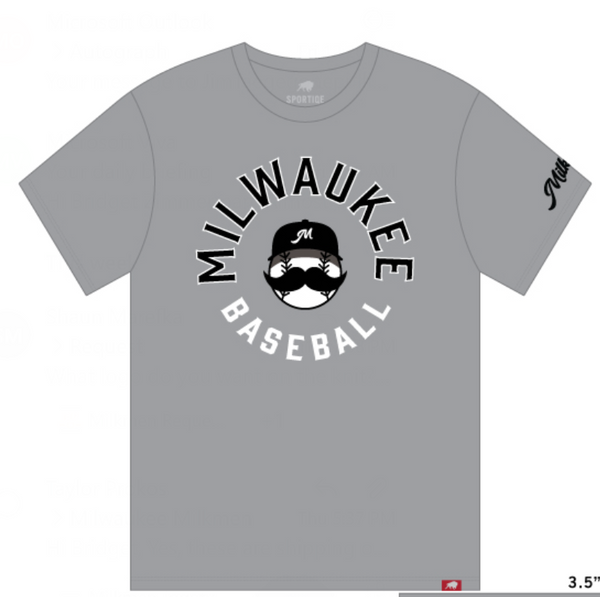 Sportiqe Gray Soft Tee