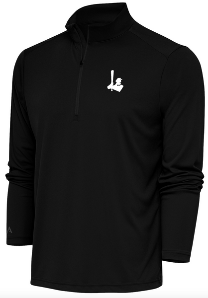 Antigua Black Tribute 1/4 Zip